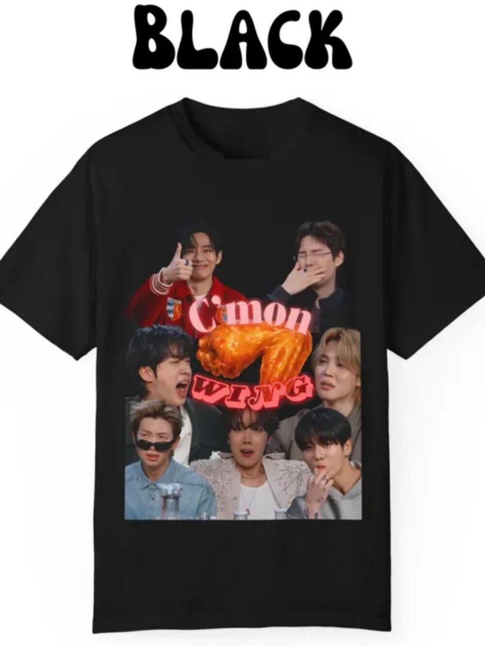 BTS Hot Wing Challenge T-Shirt